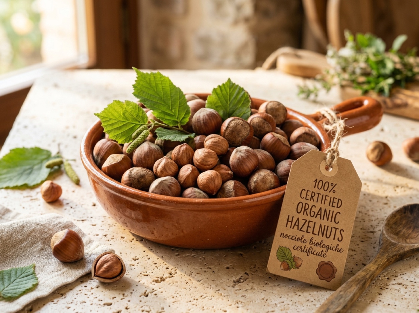 Nocciole biologiche italiane