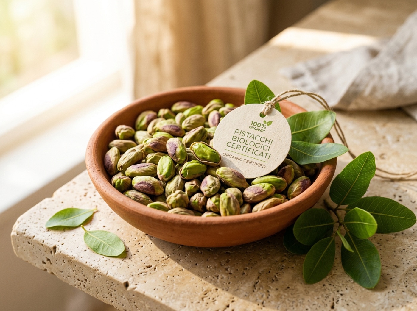 Pistacchi biologici certificati UE