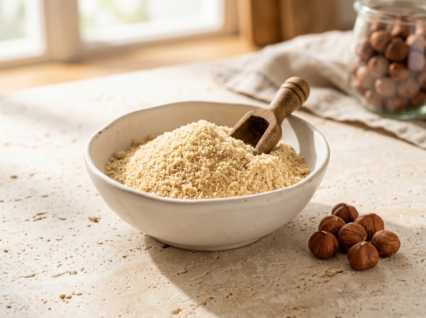 Farina fine di nocciole