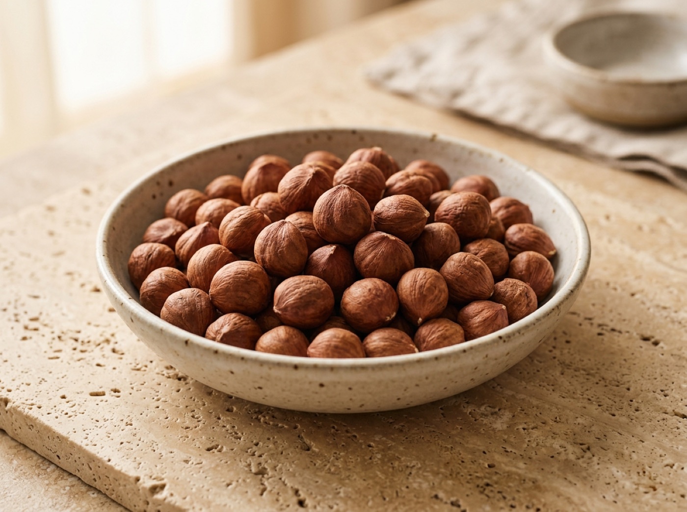 Nocciole sgusciate crude naturali