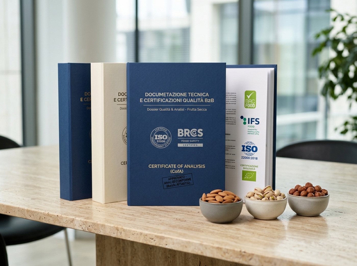 Certificazioni e schede tecniche B2B Nutrifood
